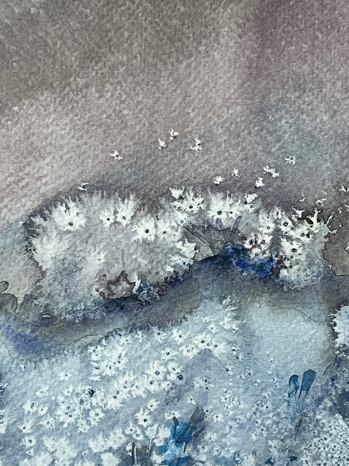 Chickens in Winter Light
