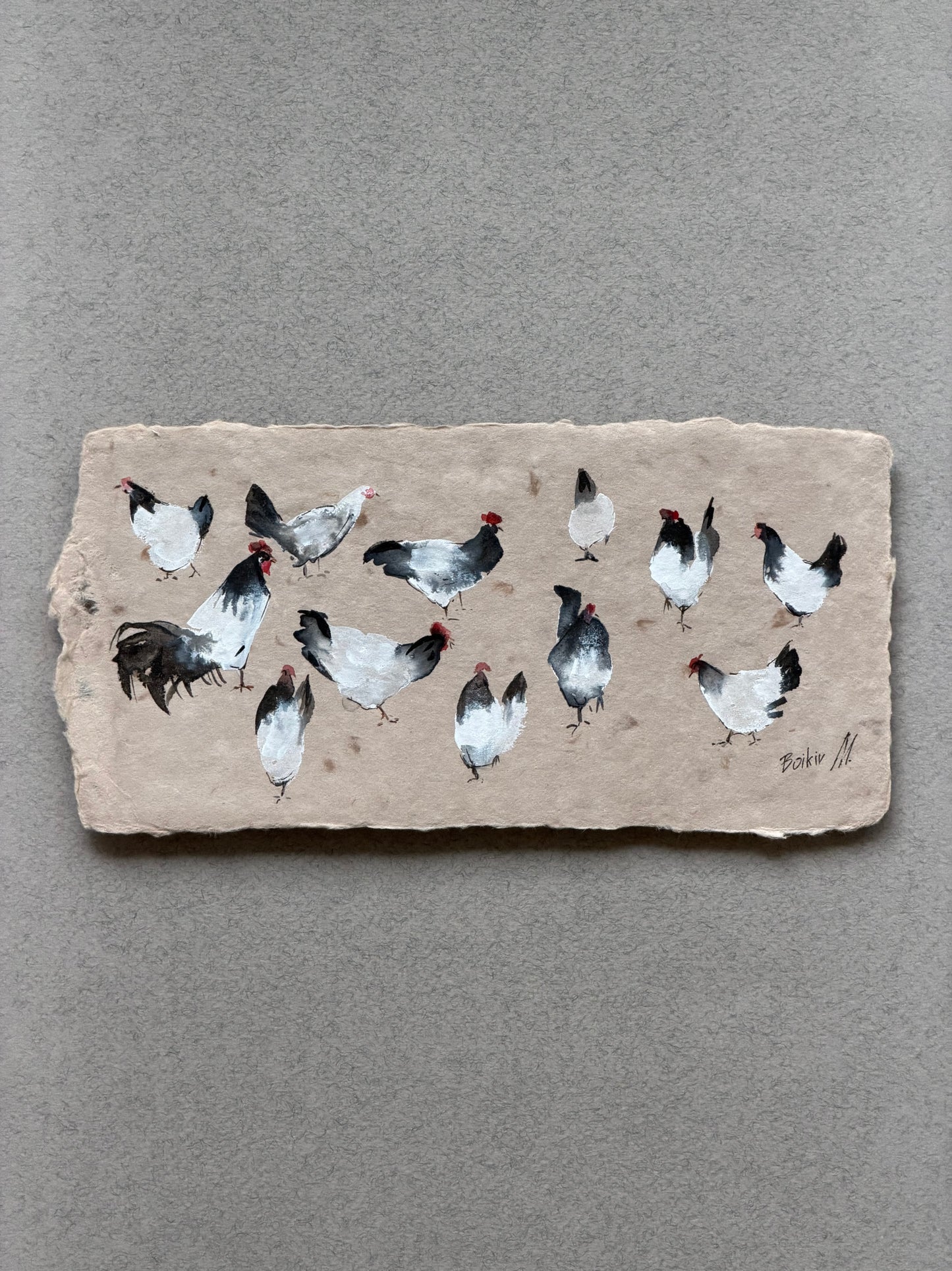 Light and Shadow: Chickens