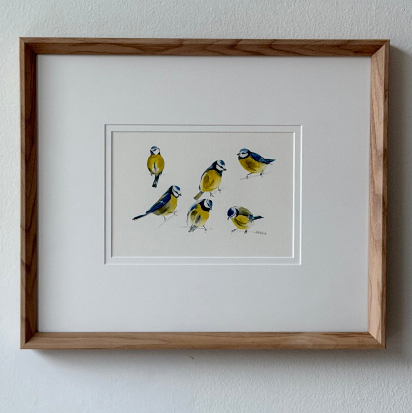Six in Blue and Yellow