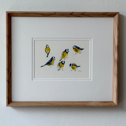 Six in Blue and Yellow