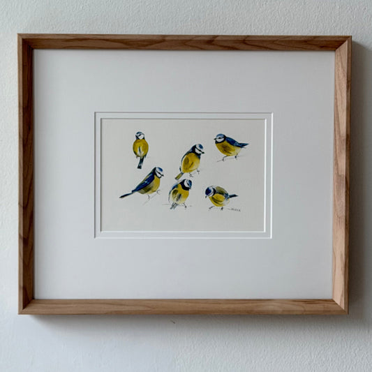 Six in Blue and Yellow