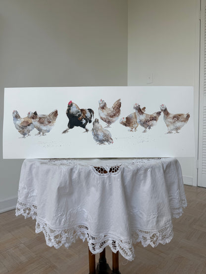 Seven  Hens, One Headache