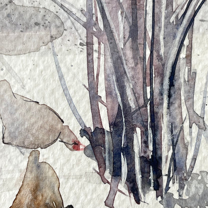 Hens Of The Forest Painting