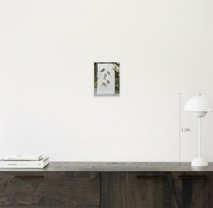 Waxwing Flock Painting